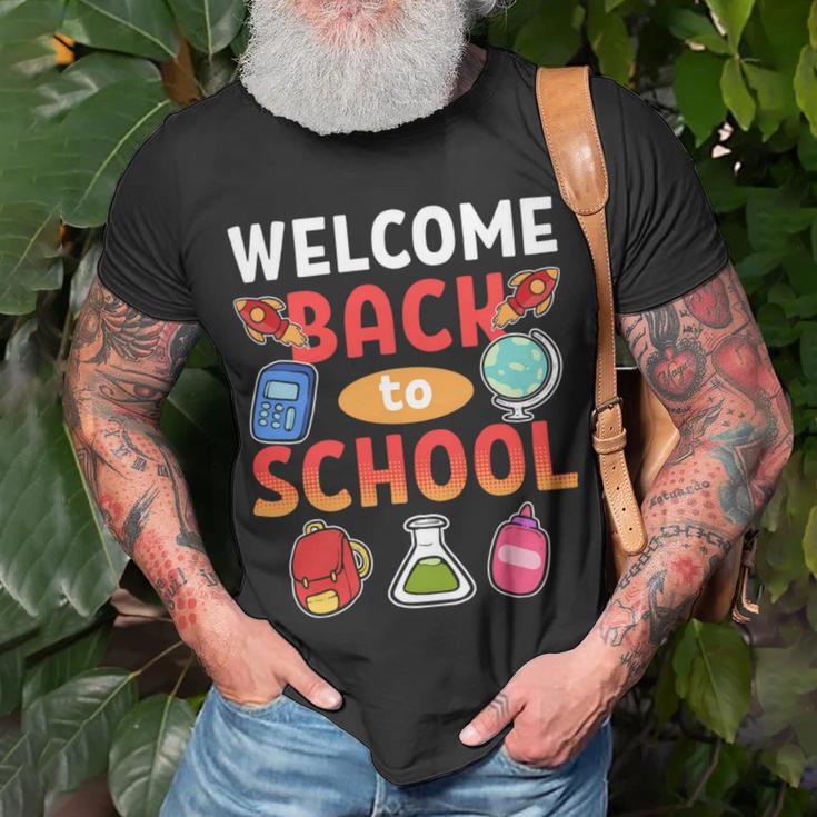 Welcome Back To School School Party 483 Shirt Unisex T-Shirt Gifts for Old Men