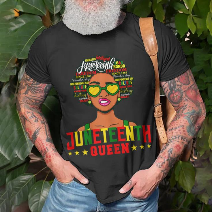 Womens Juneteenth Women Natural Afro Queen Unisex T-Shirt Gifts for Old Men