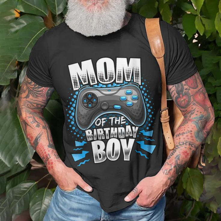 Womens Mom Of The Birthday Boy Matching Video Gamer Birthday Party V2 Unisex T-Shirt Gifts for Old Men