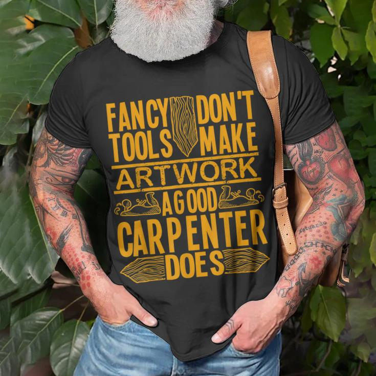 Woodworking Accessories Diy Fancy Tools Good Carpenter T-shirt Gifts for Old Men