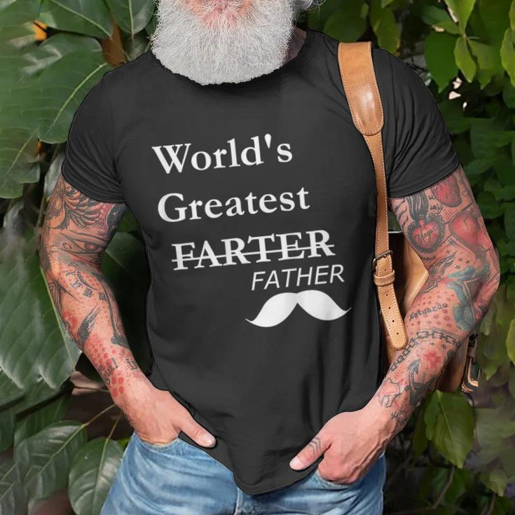 Worlds Greatest Farter-Funny Fathers Day Gift For Dad Unisex T-Shirt Gifts for Old Men