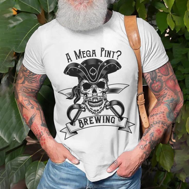 A Mega Pint Brewing Pirate Of The Mega Pint Unisex T-Shirt Gifts for Old Men