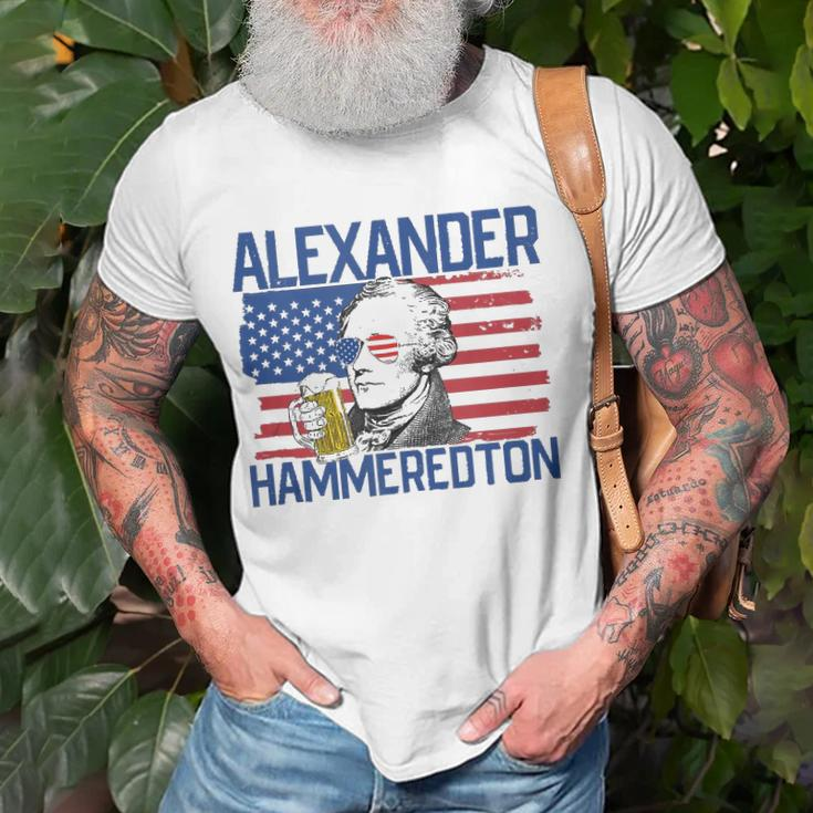 Alexander Hammeredton 4Th Of July Alexander Hamilton T-shirt Gifts for Old Men