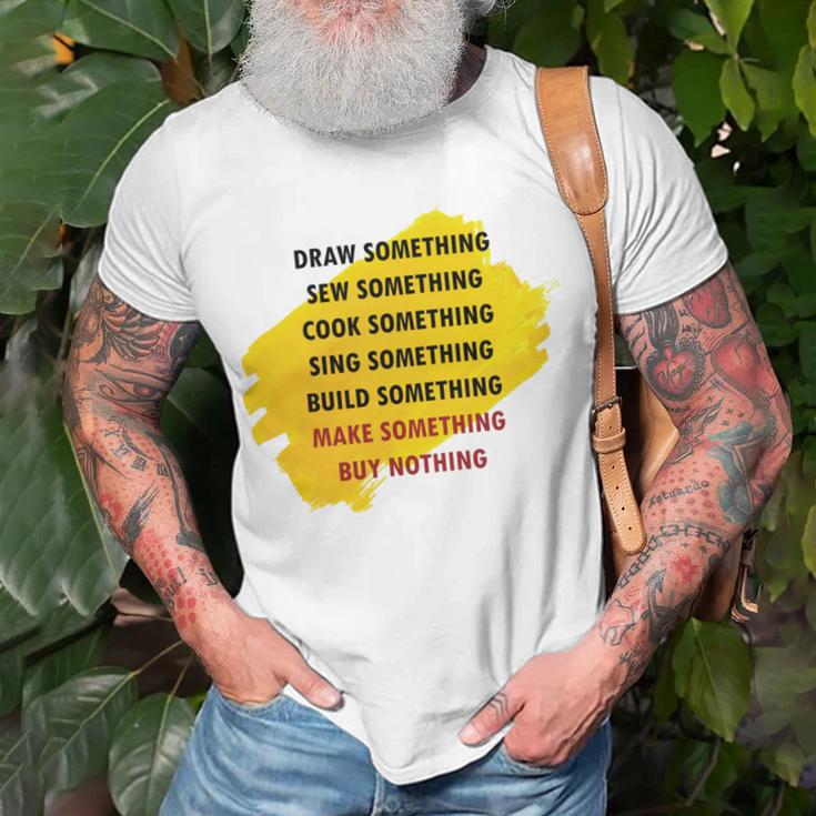 Anti Consumerism Unisex T-Shirt Gifts for Old Men