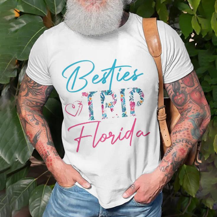 Besties Trip Florida Vacation Matching Best Friend Unisex T-Shirt Gifts for Old Men