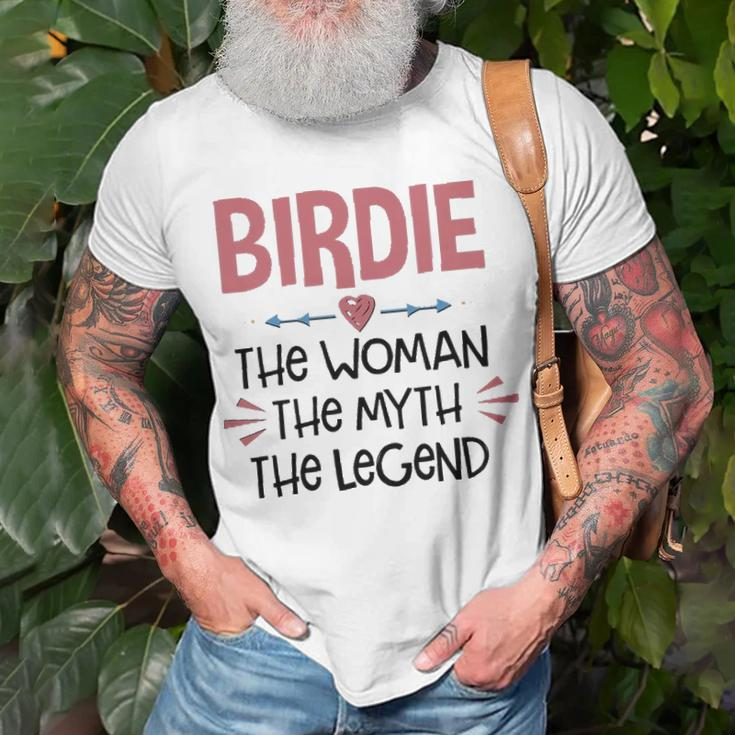 Birdie Grandma Birdie The Woman The Myth The Legend T-Shirt Gifts for Old Men