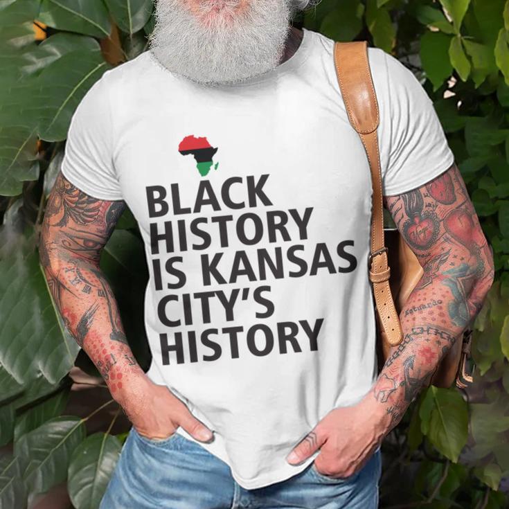 Black History Is Kansas Citys History Unisex T-Shirt Gifts for Old Men