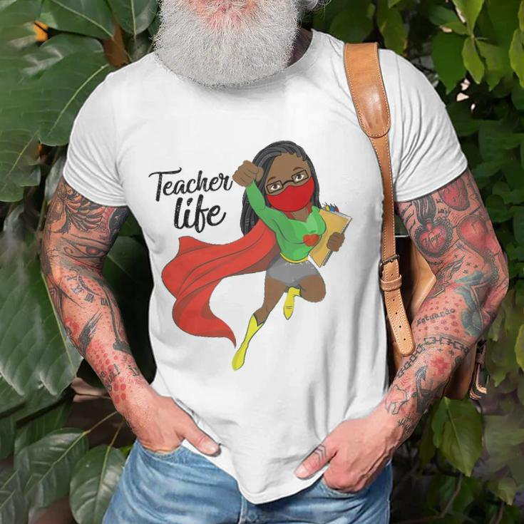 Black Teacher Life Locs Hair Afro Women Sunglasses Funny Unisex T-Shirt Gifts for Old Men