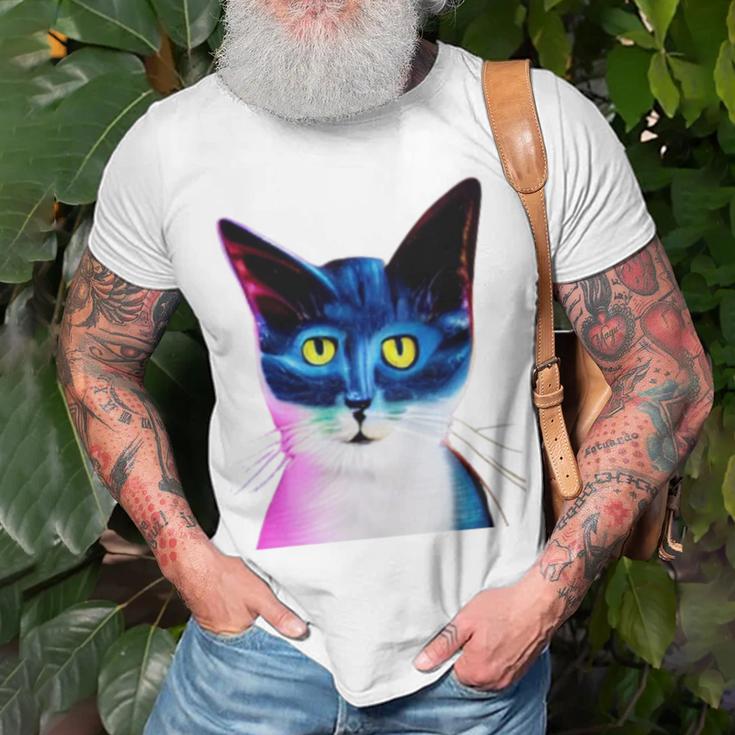 Cat Avatar Unisex T-Shirt Gifts for Old Men