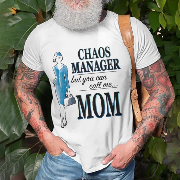 Chaos Manager But You Can Call Me Mom Unisex T-Shirt Gifts for Old Men