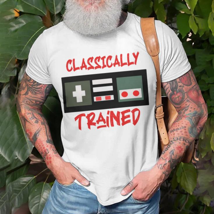 Classically Trained Shirt Funny Gamer Shirt Gamer Shirt Video Game Shirt Gamer Gift Funny Musician Shirt Unisex T-Shirt Gifts for Old Men