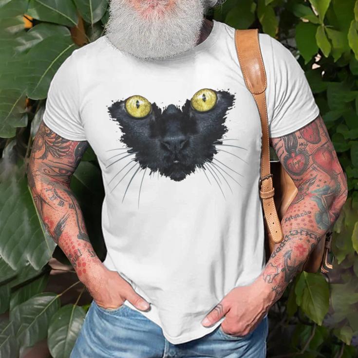 Death Rides A Black Cat Unisex T-Shirt Gifts for Old Men