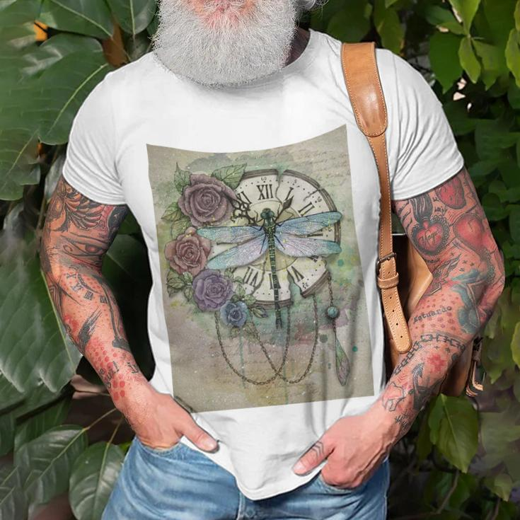 Dragonfly Time Unisex T-Shirt Gifts for Old Men