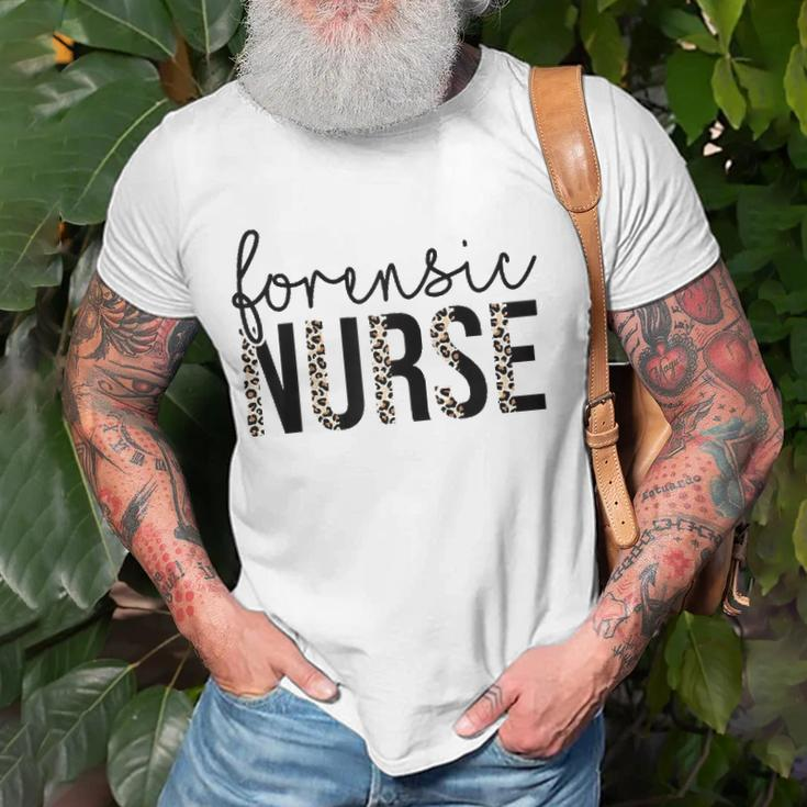 Forensic Nurse Life Nursing School Nurse Squad Gifts Raglan Baseball Tee Unisex T-Shirt Gifts for Old Men