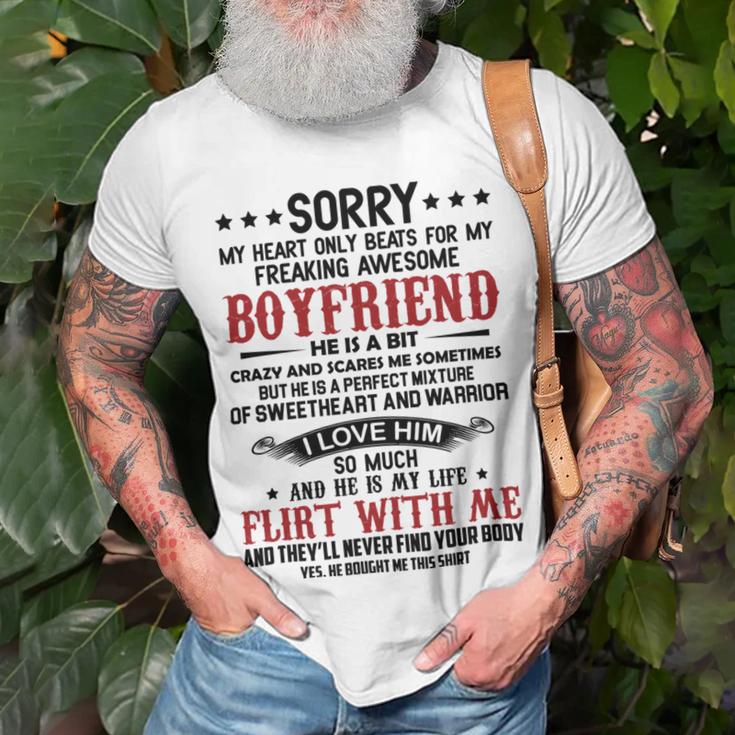 Freaking Awesome Boyfriend V2 Unisex T-Shirt Gifts for Old Men