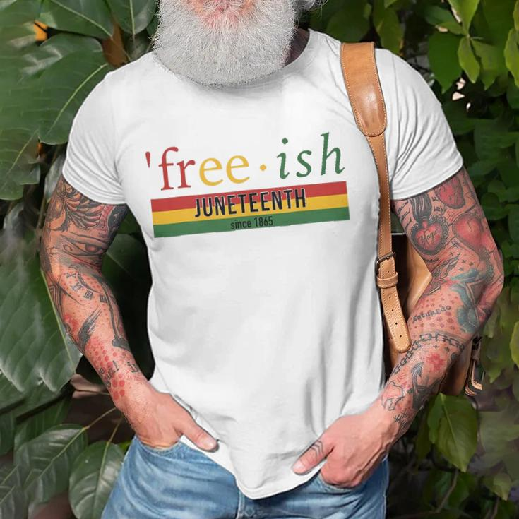 Free-Ish Since 1865 Juneteenth Black Freedom 1865 Black Pride Unisex T-Shirt Gifts for Old Men