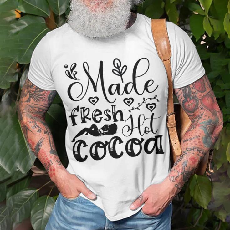 Fresh Hot Cocoa Unisex T-Shirt Gifts for Old Men