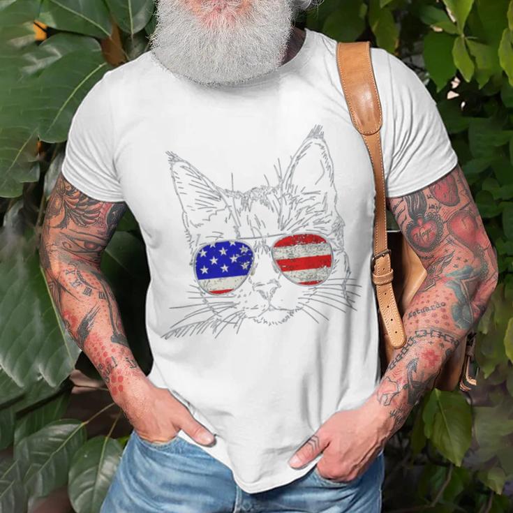 Funny Cat V2 Unisex T-Shirt Gifts for Old Men