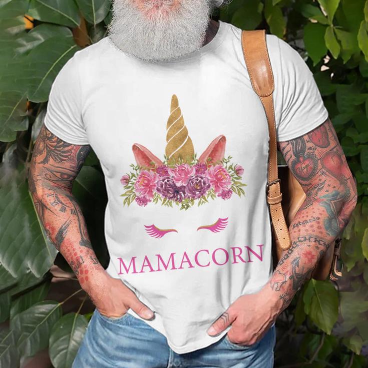 Funny Mamacorn Unicorn Mom Mothers Day Unisex T-Shirt Gifts for Old Men