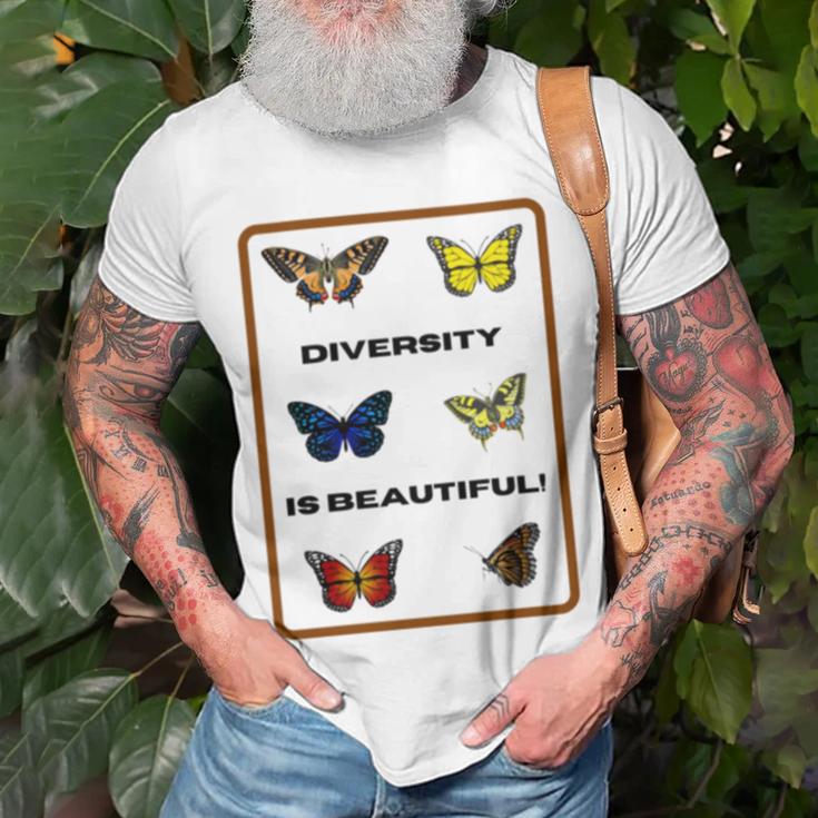 Funny The Butterfly Diversity Is Beatifull Tshirt Unisex T-Shirt Gifts for Old Men