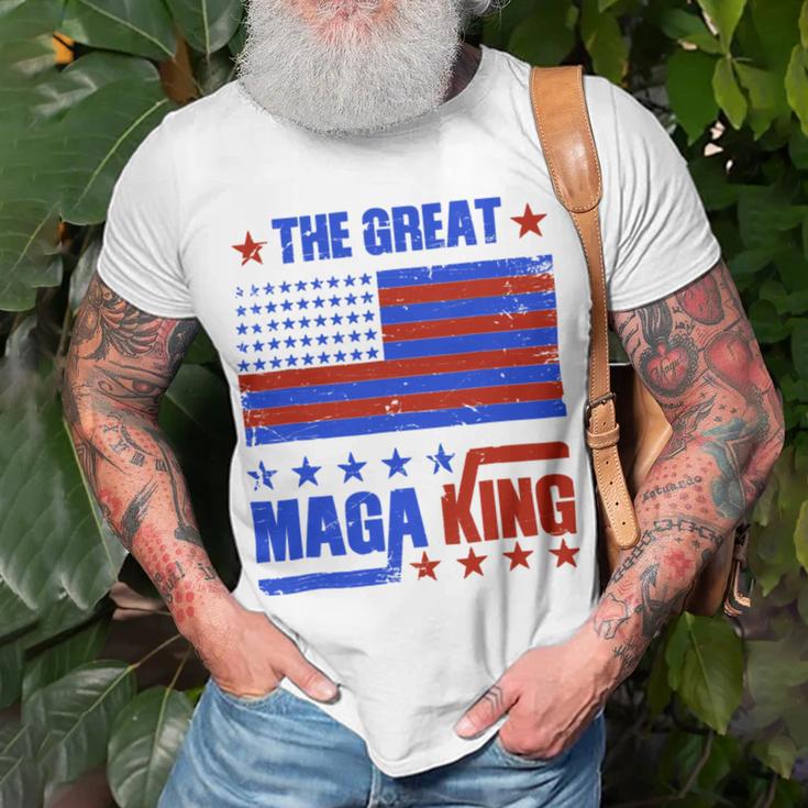 Funny The Return Of The Ultra Maga King Flag Gift Unisex T-Shirt Gifts for Old Men