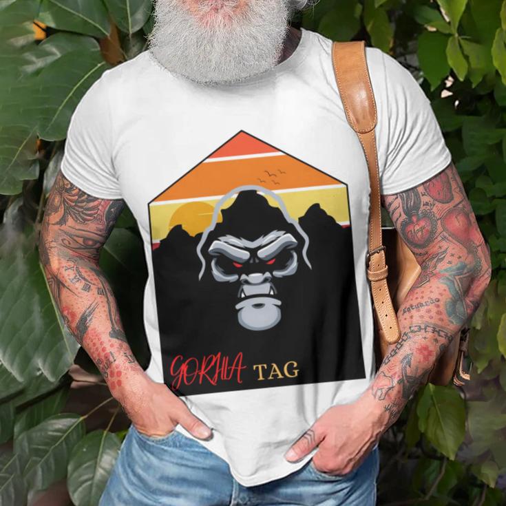 Gorilla Tag Pfp Maker Gorilla Tag Mountain Unisex T-Shirt Gifts for Old Men