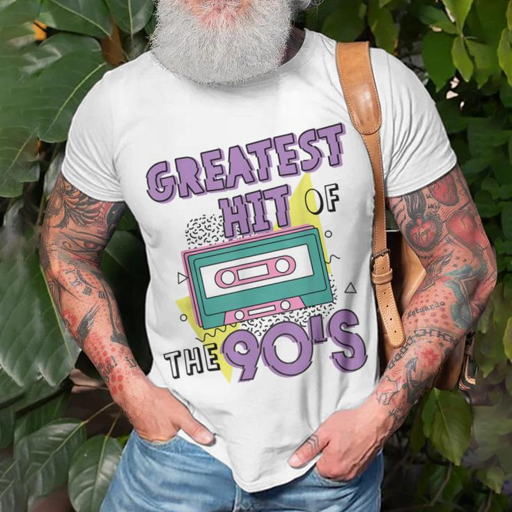Greatest Hit Of The 90S Retro Cassette Tape Vintage Birthday Unisex T-Shirt Gifts for Old Men