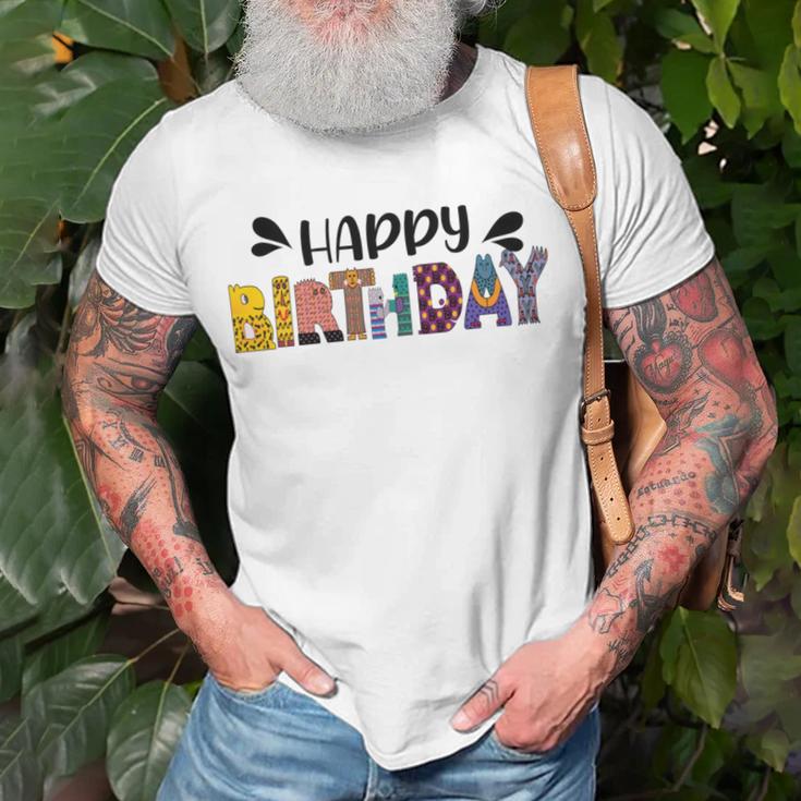 Happy Birthday V2 Unisex T-Shirt Gifts for Old Men