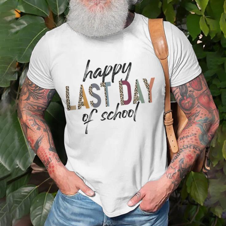 Happy Last Day Of School Funny V4 Unisex T-Shirt Gifts for Old Men