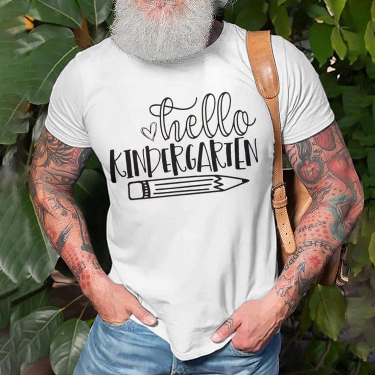 Hello Kindergarten V2 Unisex T-Shirt Gifts for Old Men