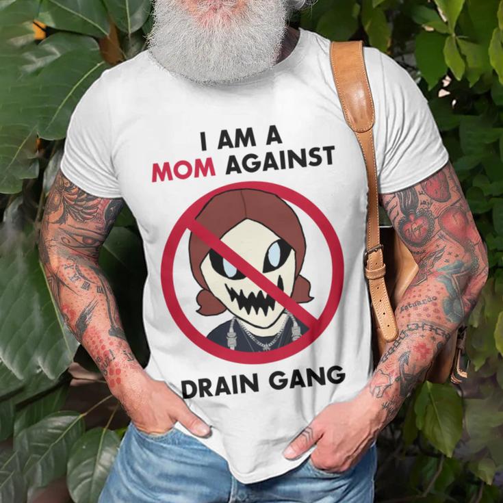 I Am A Mom Against Drain Gang V2 Unisex T-Shirt Gifts for Old Men