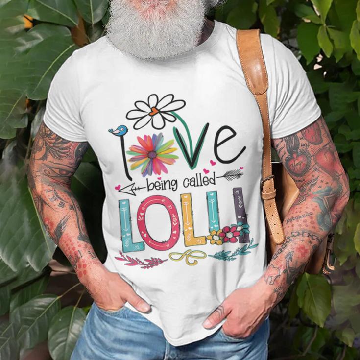 I Love Being Called Nana Sunflower Unisex T-Shirt Gifts for Old Men