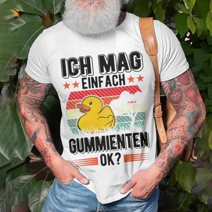 Ich Mag Einfach Gummienten Badeente Unisex T-Shirt Gifts for Old Men