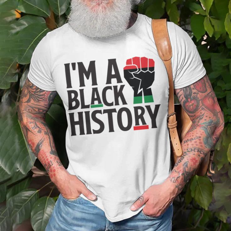 Im A Black History Juneteenth African American Unisex T-Shirt Gifts for Old Men