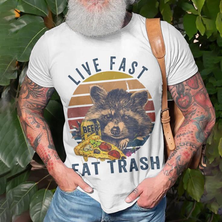 Live Fast Eat Trash 789 Shirt Unisex T-Shirt Gifts for Old Men