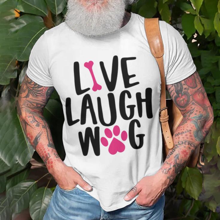 Live Laugh Bark 9 Trending Shirt Unisex T-Shirt Gifts for Old Men