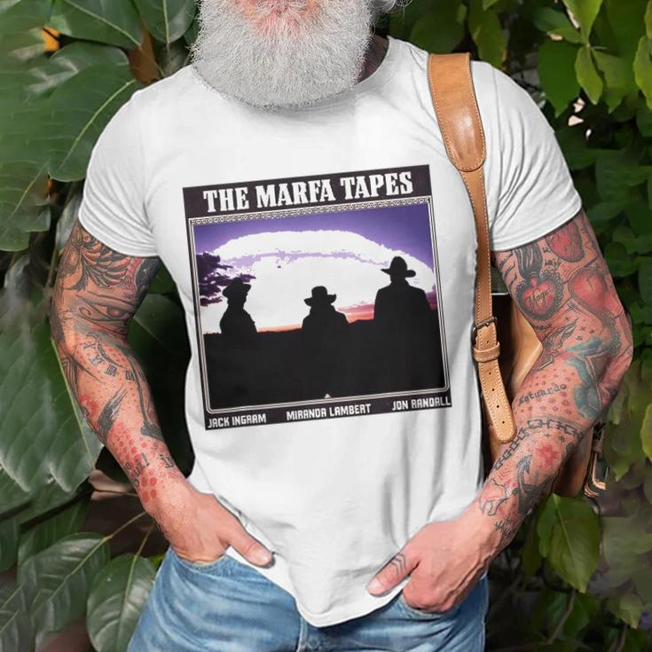 Men The Marfa Women Tapes Unisex T-Shirt Gifts for Old Men