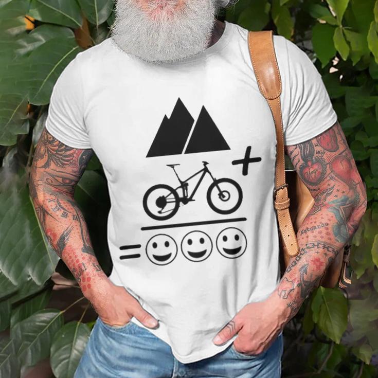 Mountain Biking Funny - Mountain Bike Happiness 194 Shirt Unisex T-Shirt Gifts for Old Men