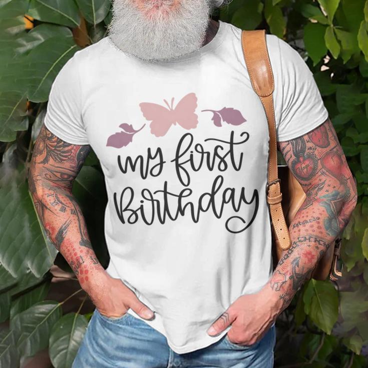 My First Birthday Unisex T-Shirt Gifts for Old Men