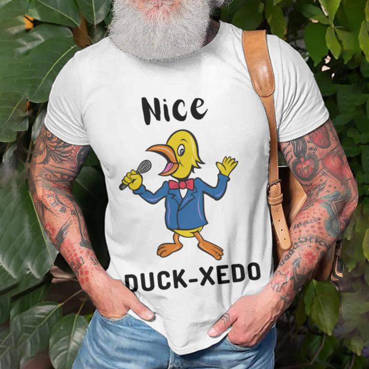 Nice Duckxedo Duck Puns Quack Puns Duck Jokes Puns Funny Duck Puns Duck Related Puns Unisex T-Shirt Gifts for Old Men