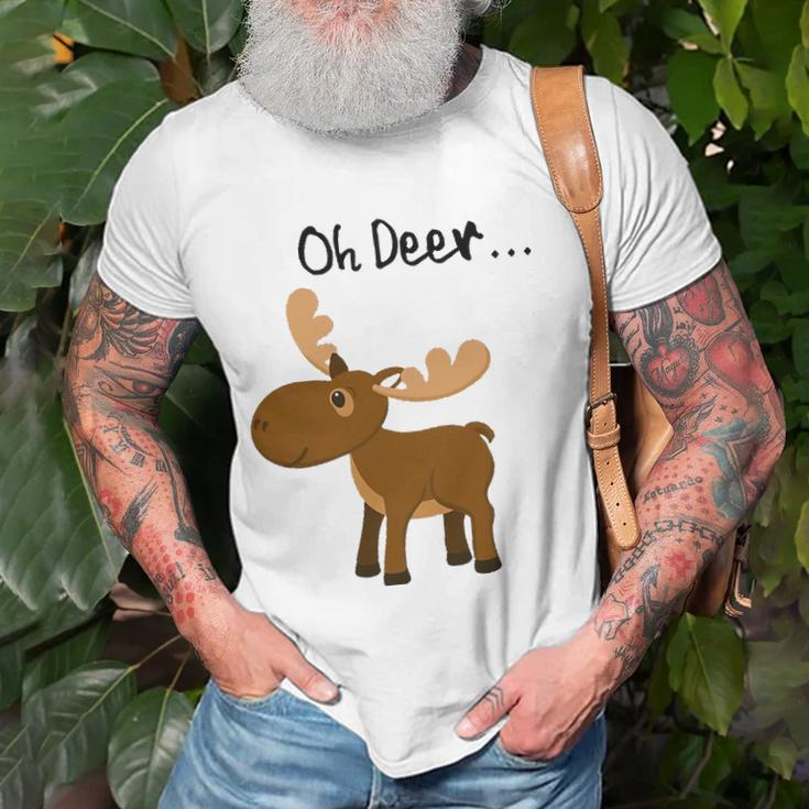 Oh Deer Cute Deer Save Wildlife Unisex T-Shirt Gifts for Old Men