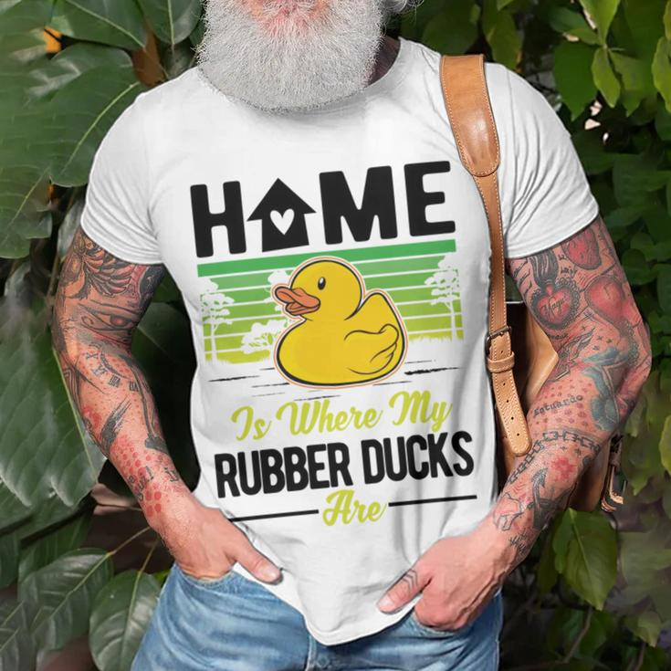 Rubber Duck Home Unisex T-Shirt Gifts for Old Men
