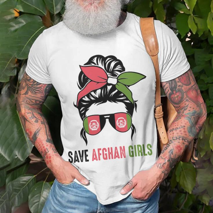 Save Afghan Girls Unisex T-Shirt Gifts for Old Men