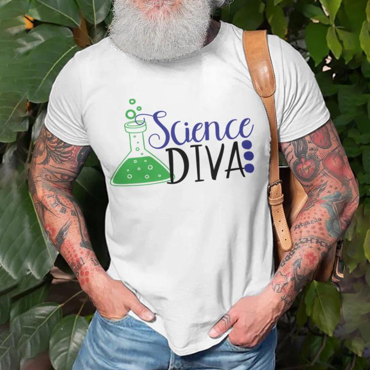 Science Diva Science Teachers And Student Unisex T-Shirt Gifts for Old Men