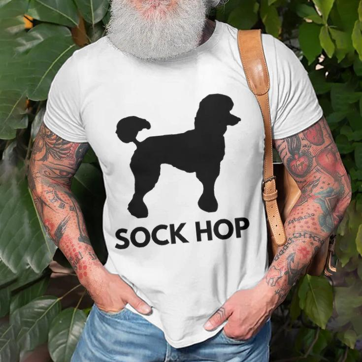 Sock Hop 50S Costume Big Poodle 1950S Party Unisex T-Shirt Gifts for Old Men