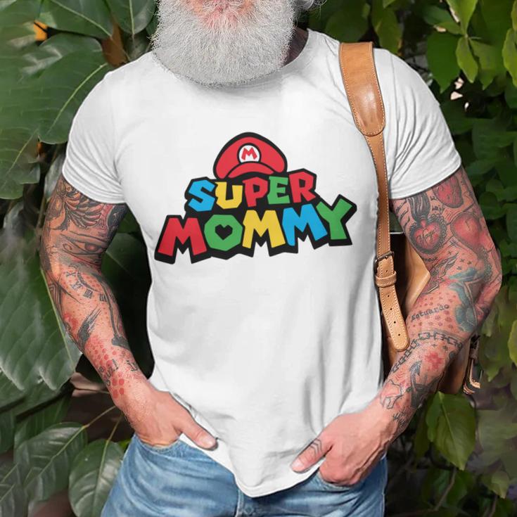 Super Mommy Funny Mom Mothers Day Idea Video Gaming Lover Gift Birthday Holiday By Mesa Cute Unisex T-Shirt Gifts for Old Men