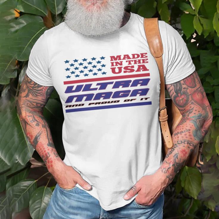 Vintageultra Maga And Proud Of It Made In Usa Unisex T-Shirt Gifts for Old Men