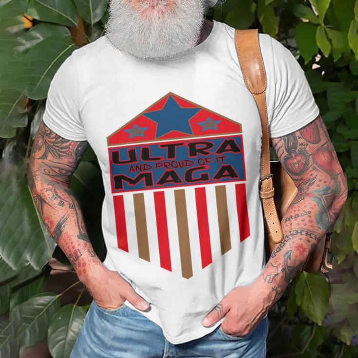 Vintageultra Maga And Proud Of It Unisex T-Shirt Gifts for Old Men