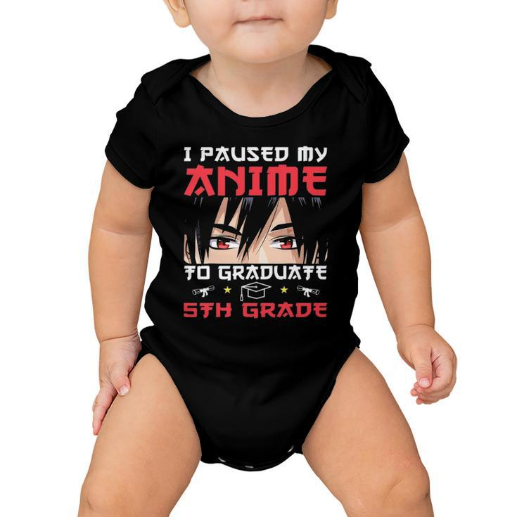 5Th Grade Graduation Anime 2022 Graduate Boys Baby Onesie
