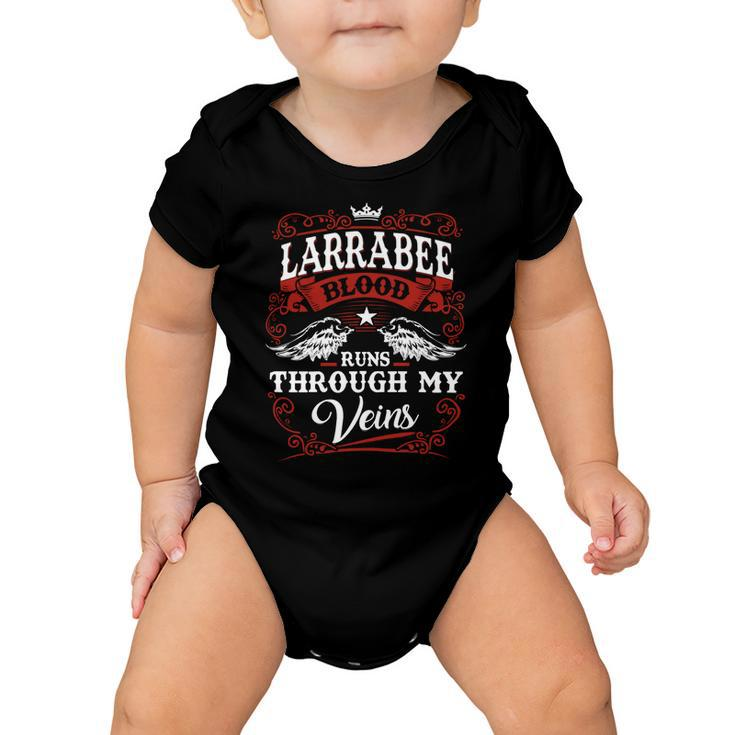 Larrabee Name Shirt Larrabee Family Name Baby Onesie